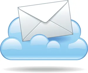 cloud email icon vector 889713